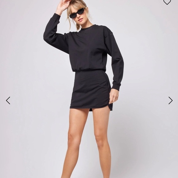 NEW L*Space Groove Dress l L l Black - Picture 1 of 9